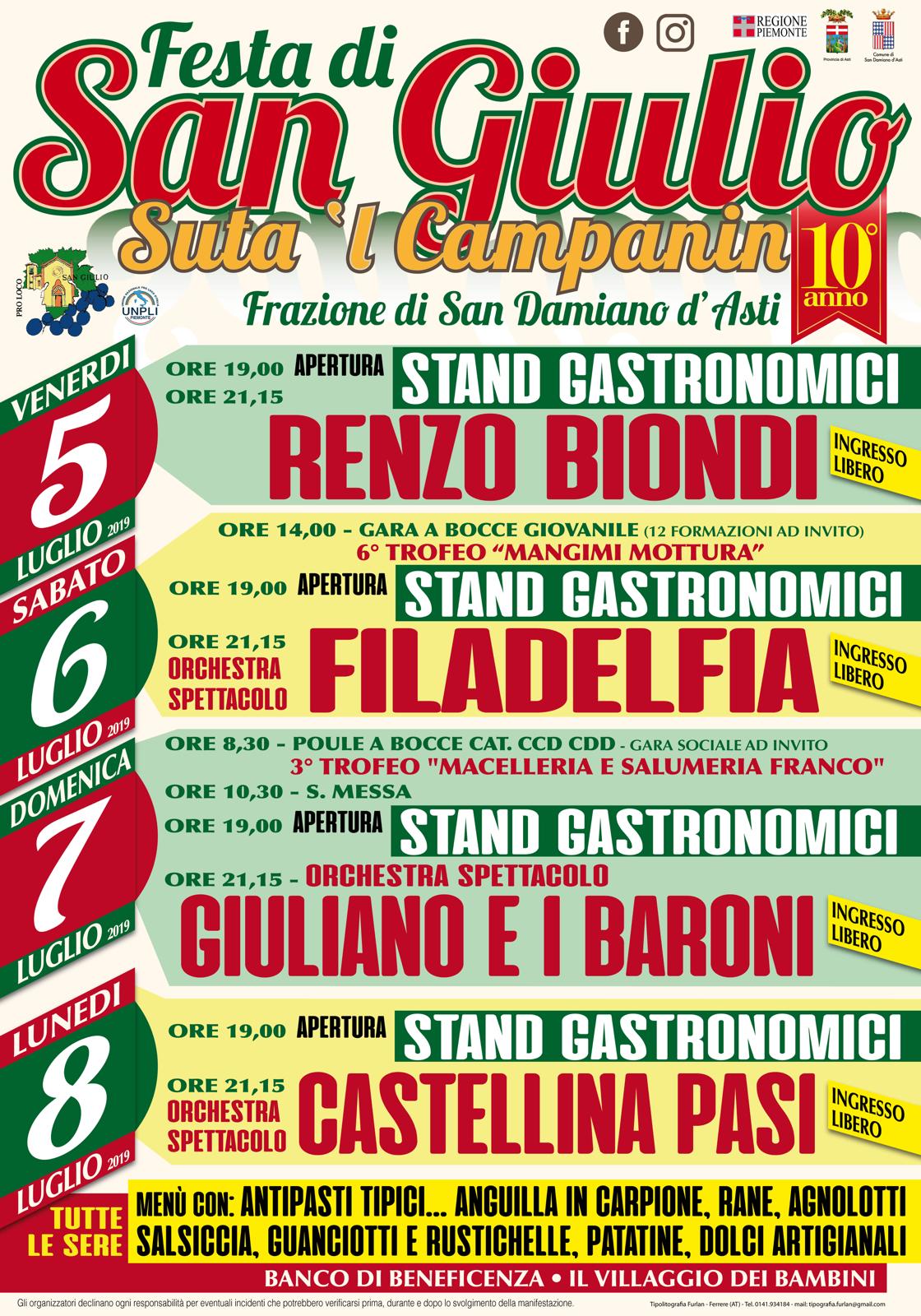 Festa di San Giulio Balliamo Liscio